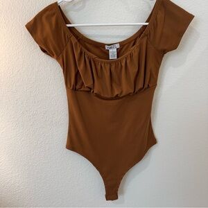 Brown Bodysuit